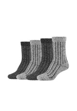 Kuschel-Socken Hygge 4er Pack - Kuschelsocken - s.Oliver - ONSKINERY - bündchen:gerippt, cozy, feature:Cozy, Lieferzeit: 3-5 Werktage, muster:Uni, optik:grob, pack:4er Pack, Socken, trageanlass:Casual/Everyday, trageanlass:Homewear, weihnachten, Woman, Women