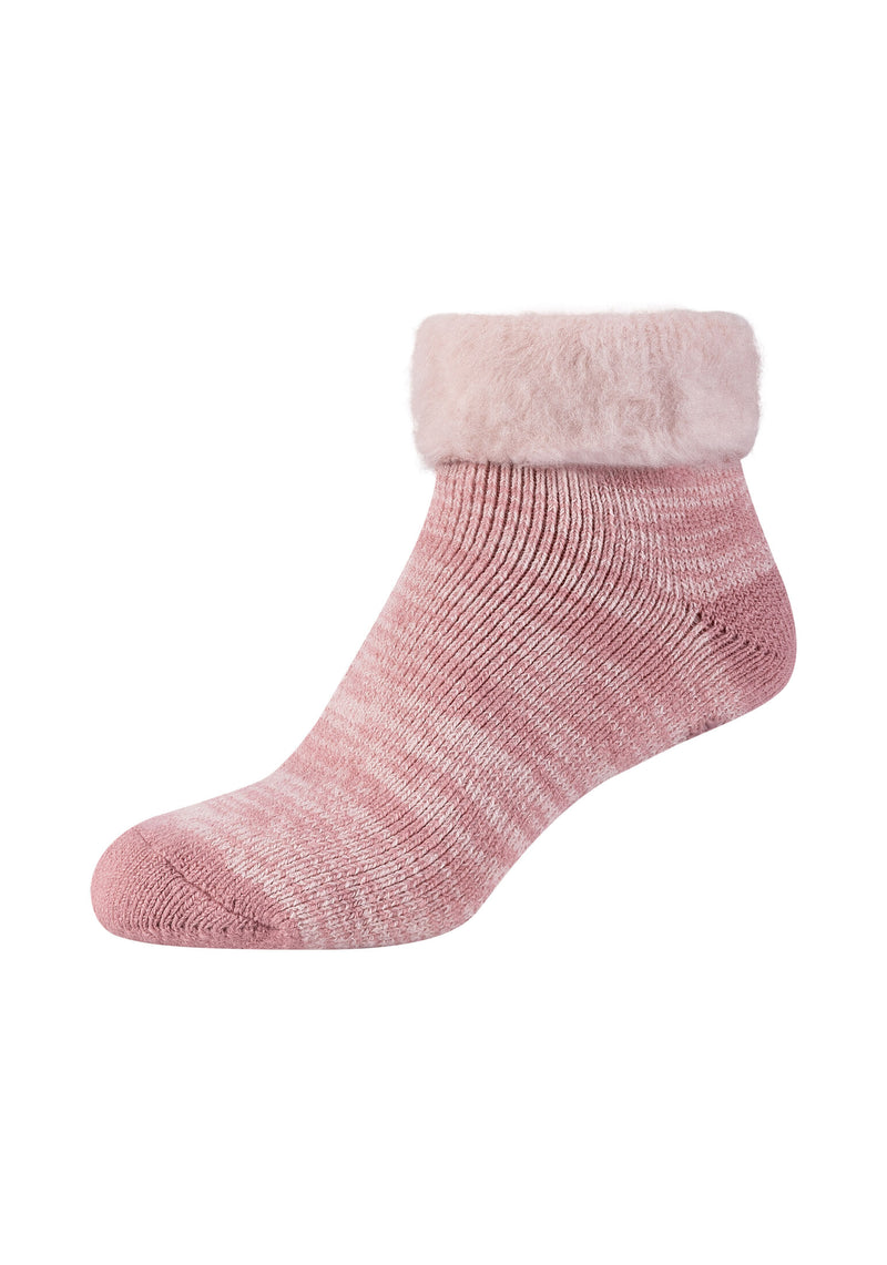 Damen ABS-Kurzsocken warm & cozy 2er Pack