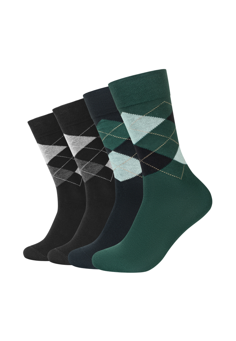 Socken ca-soft classic Argyle 4er Pack