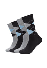 Socken ca-soft classic Argyle 4er Pack