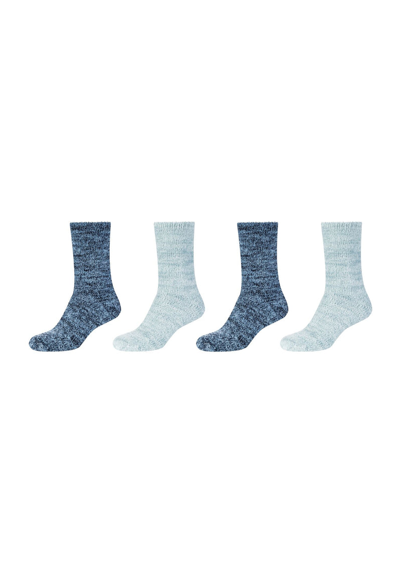 Damen Socken warm & cozy 4er Pack