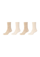 Damen Socken warm & cozy 4er Pack