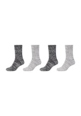 Damen Socken warm & cozy 4er Pack