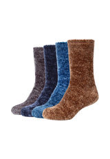 Damen Socken warm & cozy 4er Pack