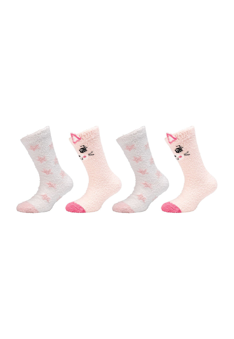 Kinder Socken warm & cozy 4er Pack