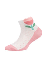 Kinder Kurzsocken ca-soft Blumen 8er Pack