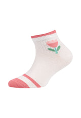 Kinder Kurzsocken ca-soft Blumen 8er Pack