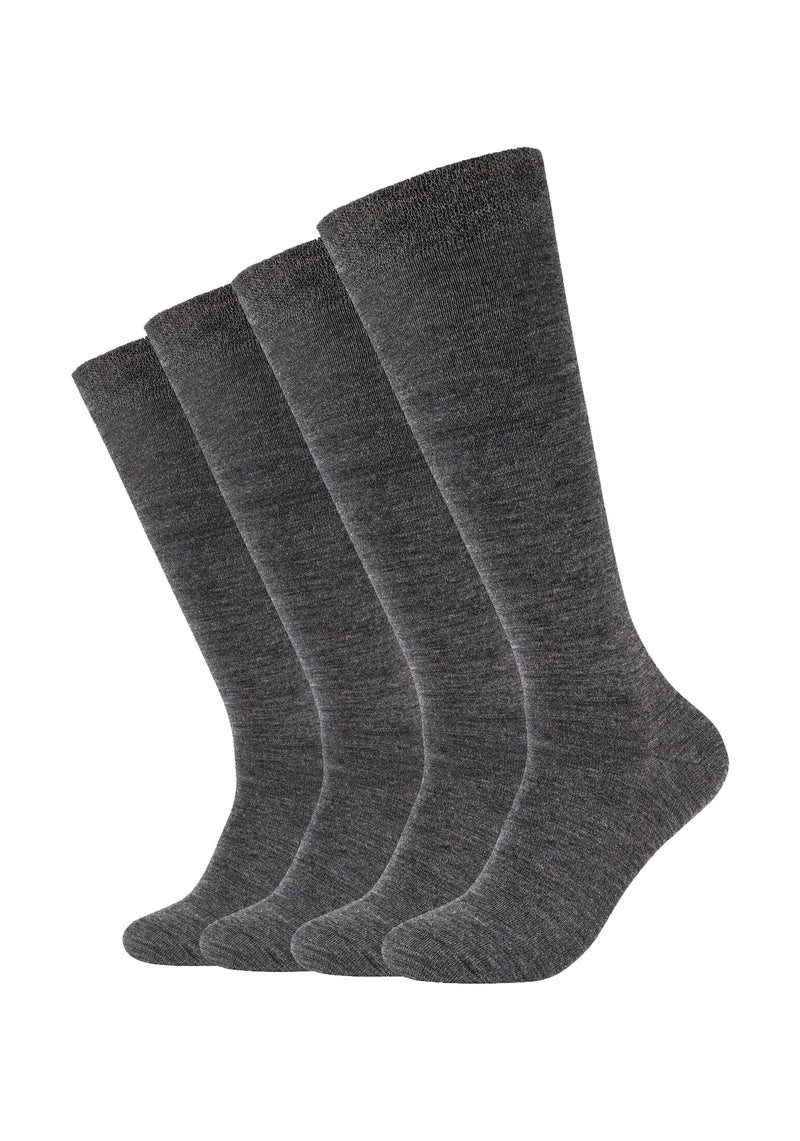 Unisex Kniestrümpfe ca-soft 4er Pack