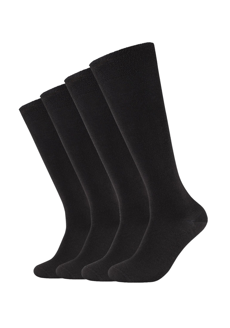 Unisex Kniestrümpfe ca-soft 4er Pack