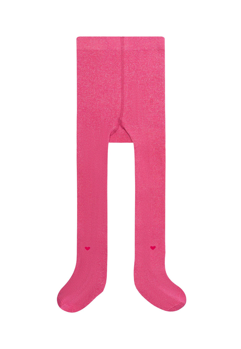 Kinder Strumpfhose ca-soft mit Lurex und Herzen 2er Pack