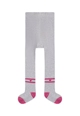 Kinder Strumpfhose ca-soft mit Lurex und Herzen 2er Pack