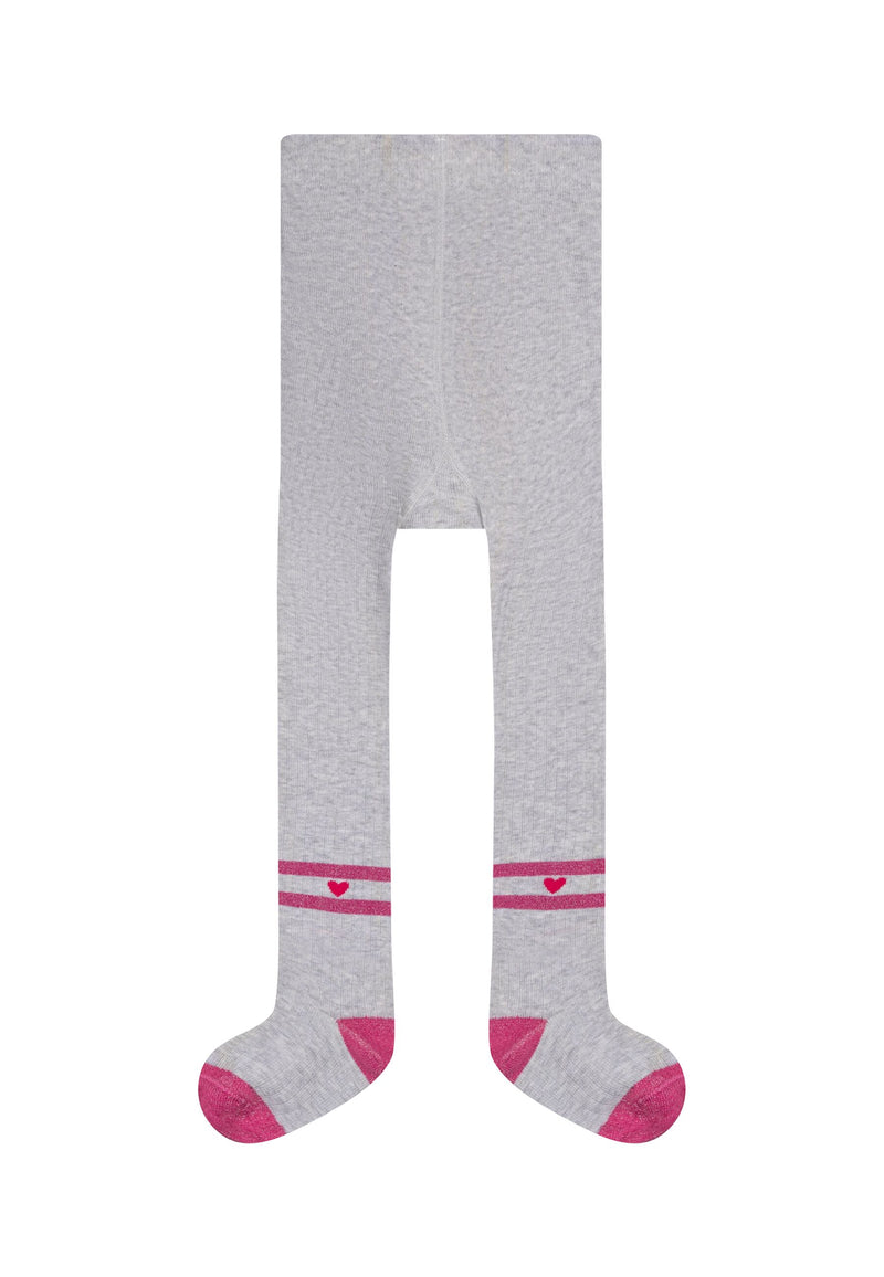 Kinder Strumpfhose ca-soft mit Lurex und Herzen 2er Pack