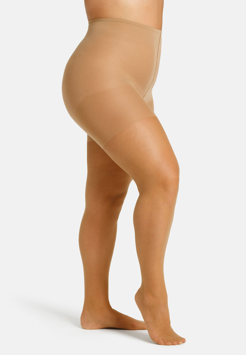 Feinstrumpfhose Women Curvy Tights 20 DEN matt 2er Pack