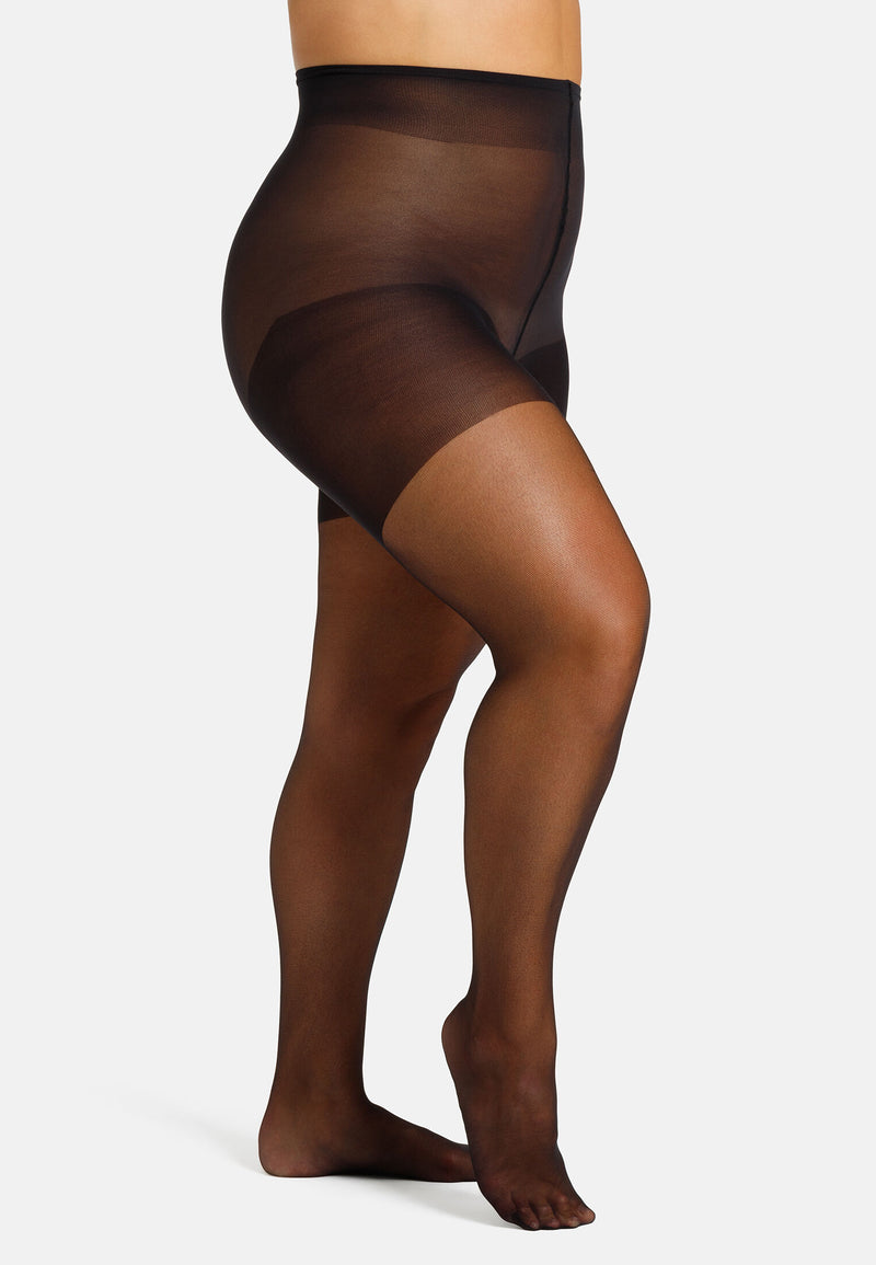 Feinstrumpfhose Women Curvy Tights 20 DEN matt 2er Pack