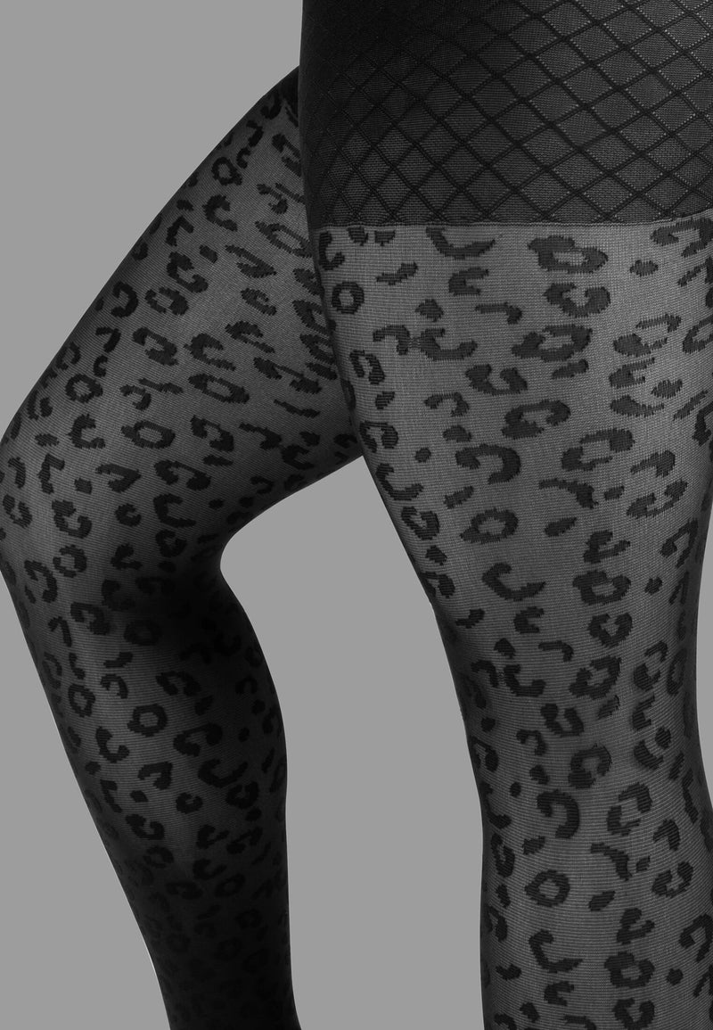Damen Feinstrumpfhose fine curvy Leo 50 DEN 1er Pack