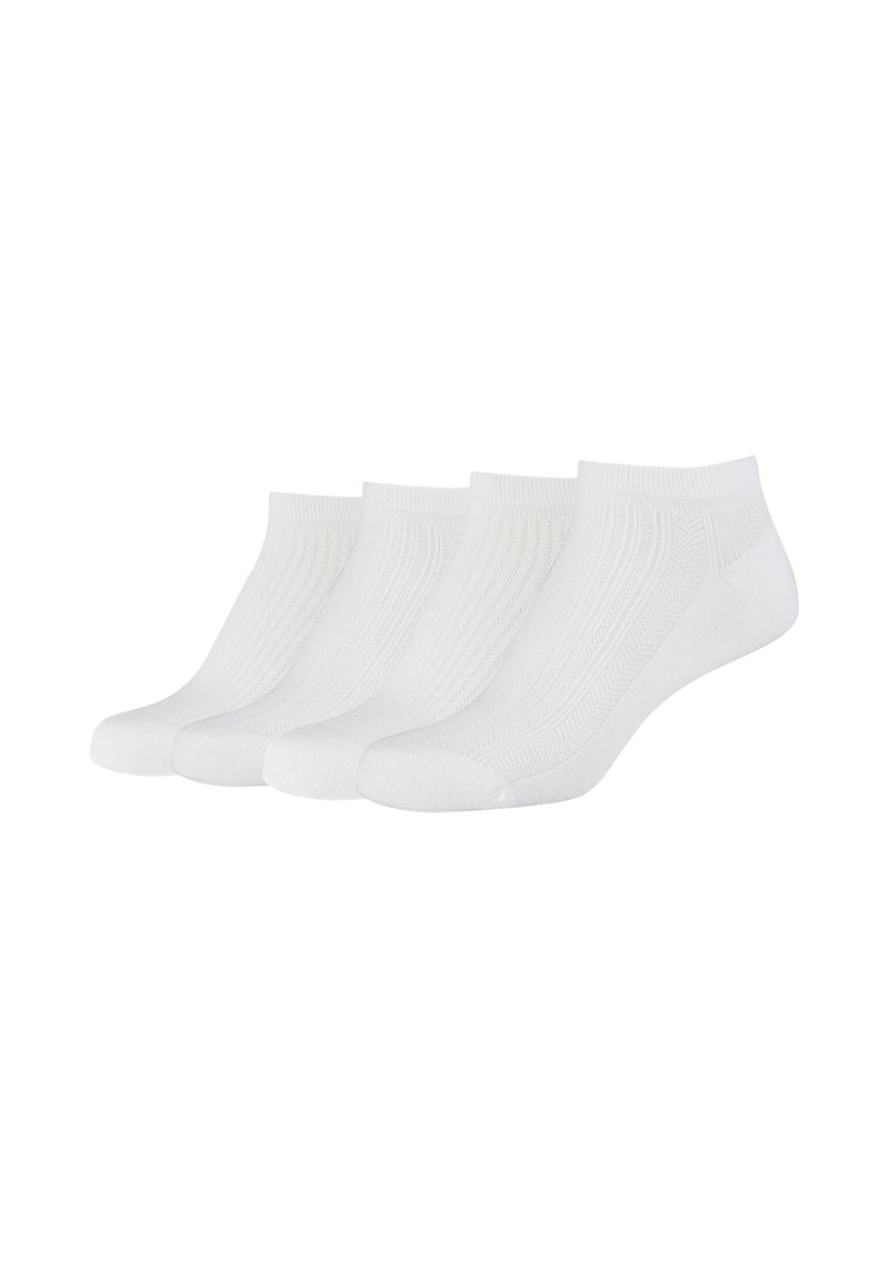 Sneakersocken ca-soft Ajour 4er Pack