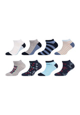 Kinder Sneakersocken ca-soft motiv 8er Pack