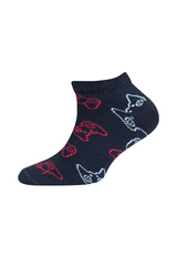 Kinder Sneakersocken ca-soft motiv 8er Pack
