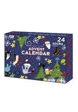 Socken aus Bio-Baumwolle Adventskalender 12er Pack