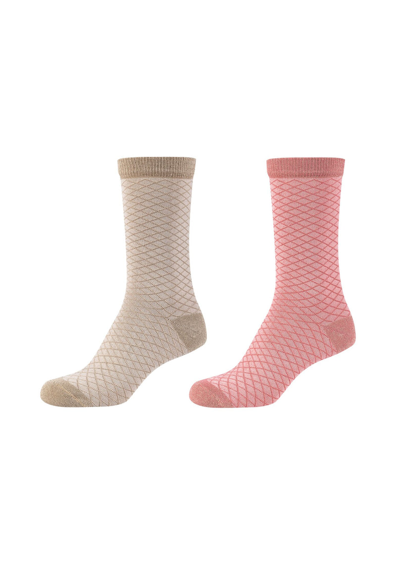 Socken originals Structured Lurex 4er Pack