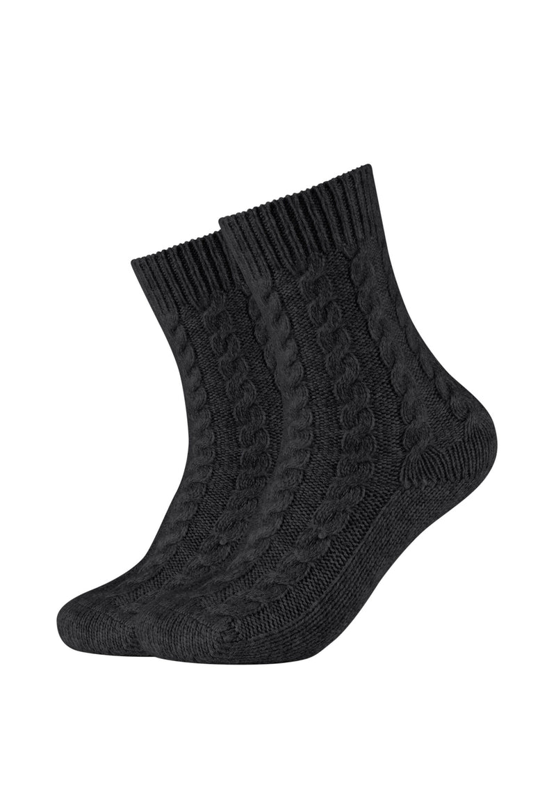 Socken cosy cable stitch 2er Pack