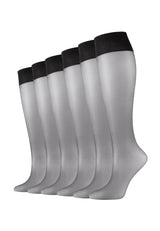 Feinkniestrümpfe 3D premium Natural 20DEN 6er Pack