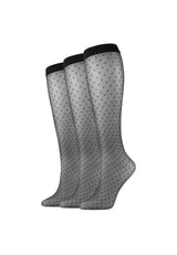Damen Kniestrümpfe fine fashion 3er Pack