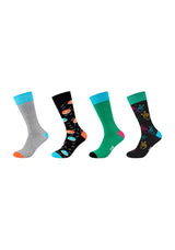 Socken Motifs Graphics 4er Pack