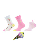 Kinder Socken und Sneakersocken motifs 3er Pack in Box