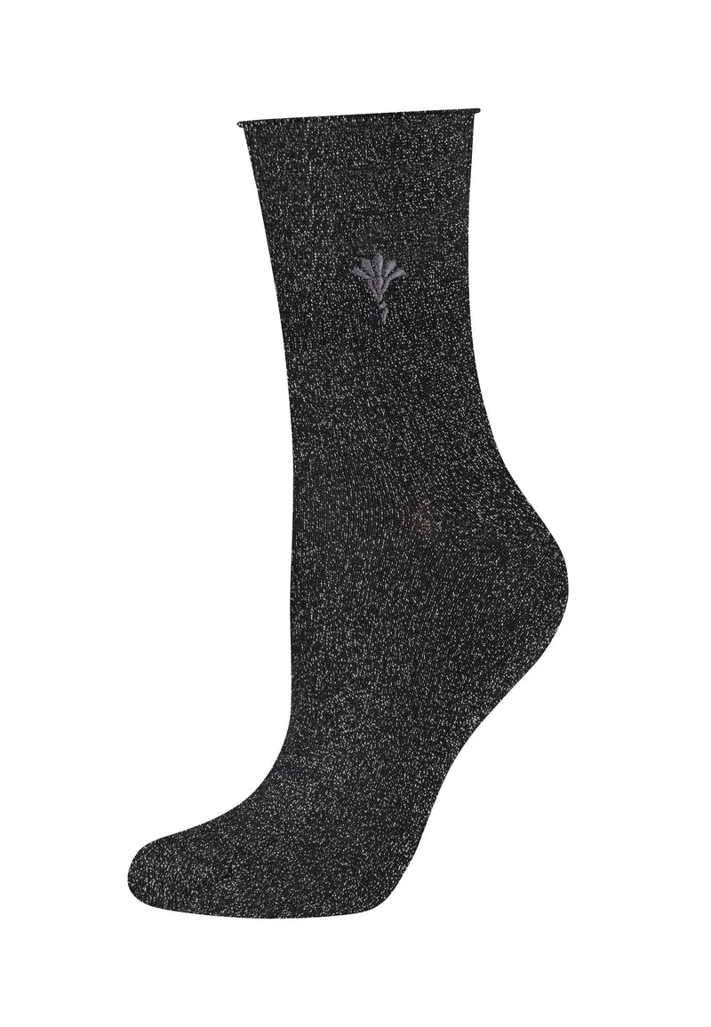 Damen Socken viscose lurex 2er Pack