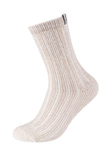 Unisex Socken warm & cozy recyceld Rib 4er Pack
