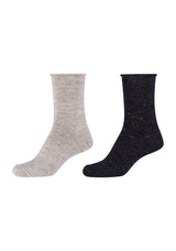 Damen Socken warm & cozy 2er Pack