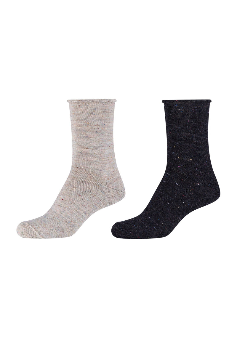 Damen Socken warm & cozy 2er Pack