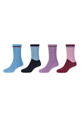Damen Socken warm & cozy 4er Pack