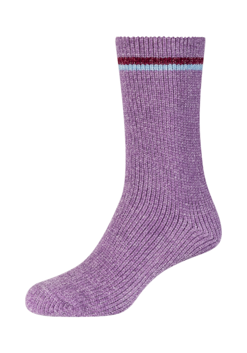 Damen Socken warm & cozy Hygge Lurex 4er Pack
