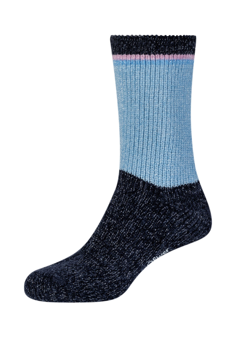 Damen Socken warm & cozy Hygge Lurex 4er Pack