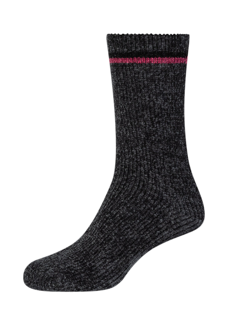 Damen Socken warm & cozy Hygge Lurex 4er Pack