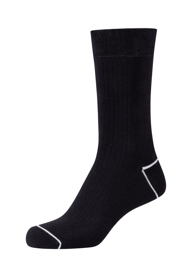 Damen Socken silky touch Rib 4er Pack