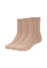 Damen Socken warm & cozy 3er Pack