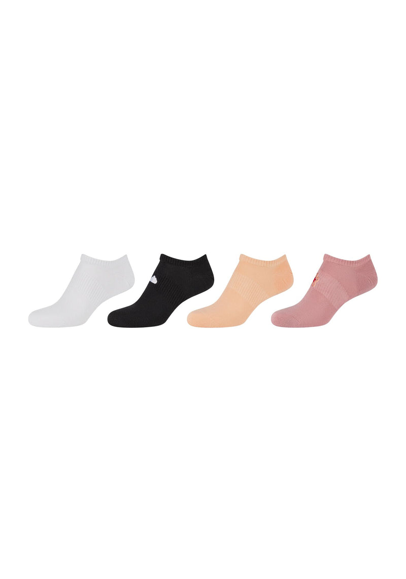 Sneakersocken silky touch rib mini 4er Pack