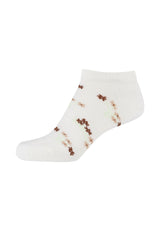 Damen Sneakersocken originals flower Bio-Baumwolle 4er Pack
