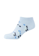 Damen Sneakersocken originals flower Bio-Baumwolle 4er Pack