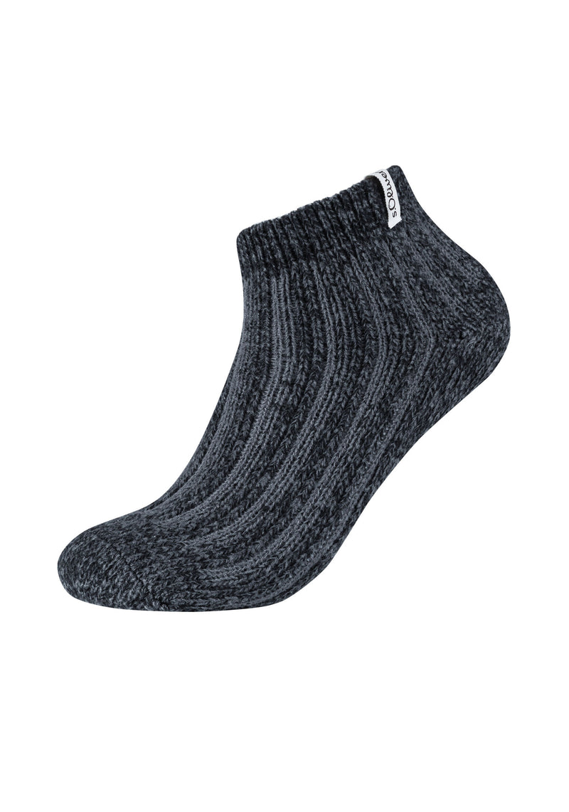 Unisex Sneakersocken warm & cozy Sustainable Rib 4er Pack