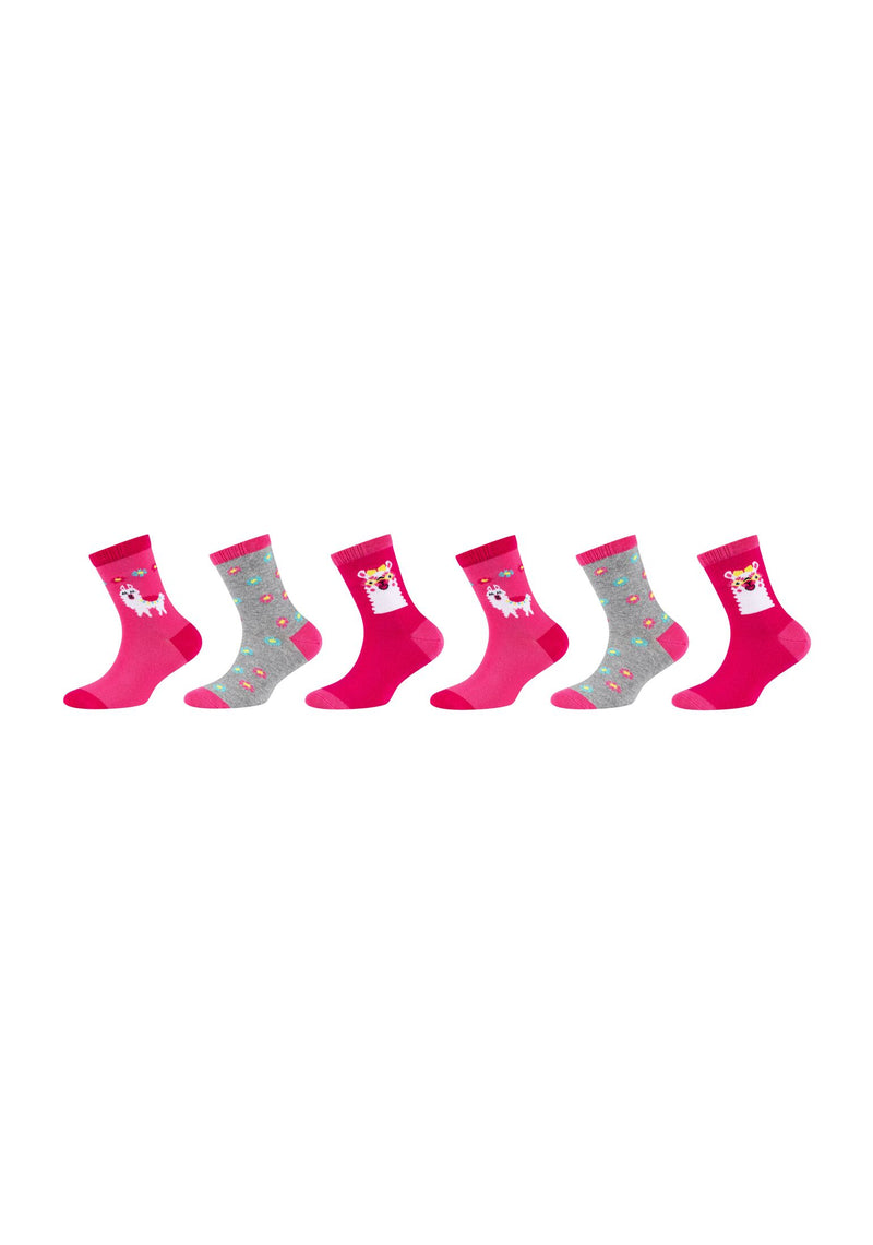 Kinder Socken casual patterned 6er Pack
