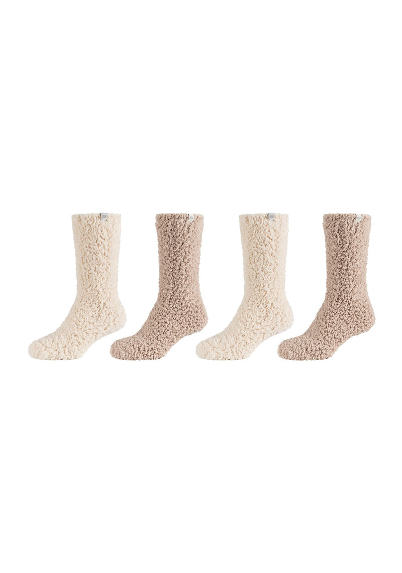 Damen Socken warm & cozy 4er Pack