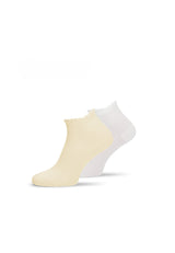 Damen Kurzsocken casual dots 4er Pack