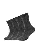 Socken ca-soft mit Wollanteil, Bund ohne Gummidruck, 4er Pack - Socken - camano - ONSKINERY - bündchen: Ohne Gummidruck, ca-soft, eigenschaft:Ohne Gummidruck, feature:ca-soft, funktion: Ohne Gummidruck, kollektion:ca-soft, material:Wolle, Men, new, Ohne Gummi, pack:4er Pack, trageanlass:Business, trageanlass:Casual/Everyday, Unisex, Woman, Women