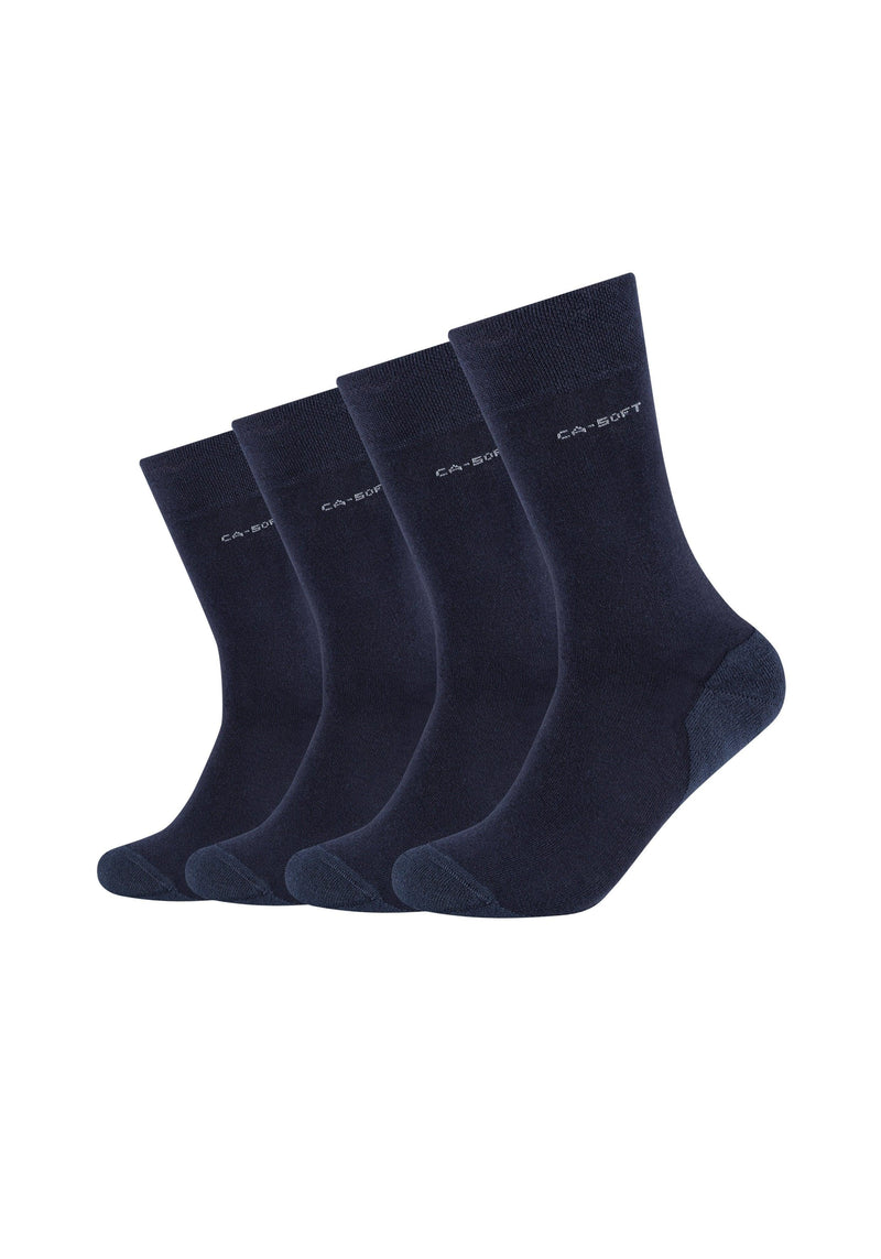 Socken ca-soft Walk 4er Pack - Socken - camano - ONSKINERY - eigenschaft:Gepolsterte Sohle, funktion: Ohne Gummidruck, Lieferzeit: 3-5 Werktage, material:Baumwollmischung, material:Technische Fasern, Men, muster:Mehrfarbig, muster:Uni, optik:glatt, pack:4er Pack, Socken, sohle:Gepolsterte Sohle, trageanlass:Casual/Everyday, trageanlass:Sportlich, Unisex, woman, Women