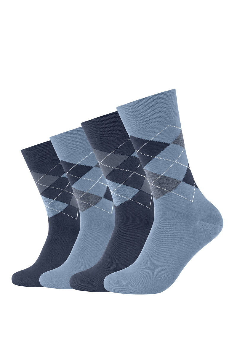 Socken ca-soft classic Argyle 4er Pack