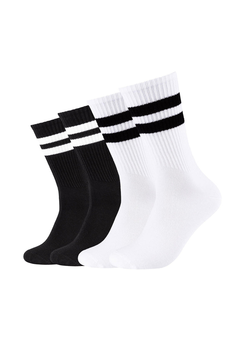Tennissocken Fashion 4er Pack - Tennissocken - camano - ONSKINERY - bündchen:gerippt, Lieferzeit: 3-5 Werktage, material:Baumwollmischung, Men, muster:Uni, optik:gerippt, pack:4er Pack, Socken, trageanlass:Casual/Everyday, trageanlass:Lässig, Unisex, Woman, Women
